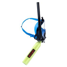 VEVOR Mini Scuba Tank with Sub-Mask, 0.5L Portable Small Diving Tank for Underwater Breathing